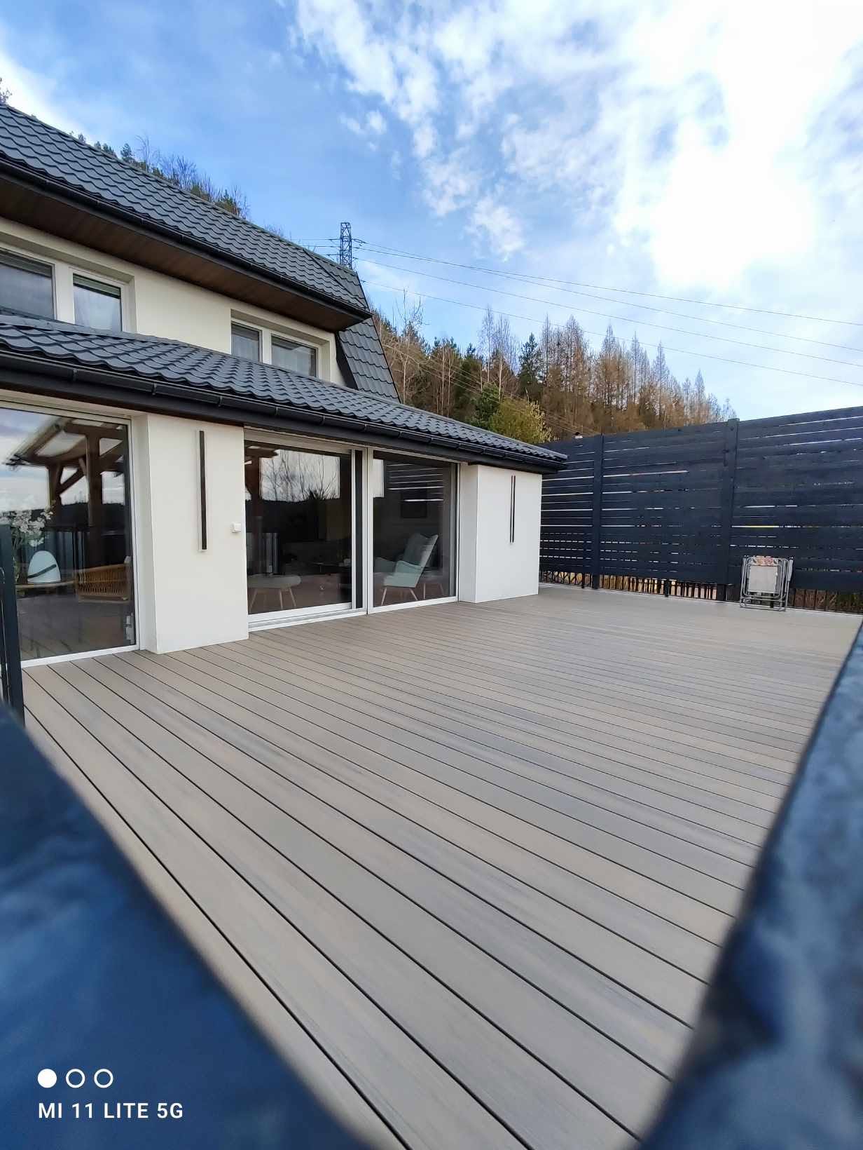 Floating deck – project photos